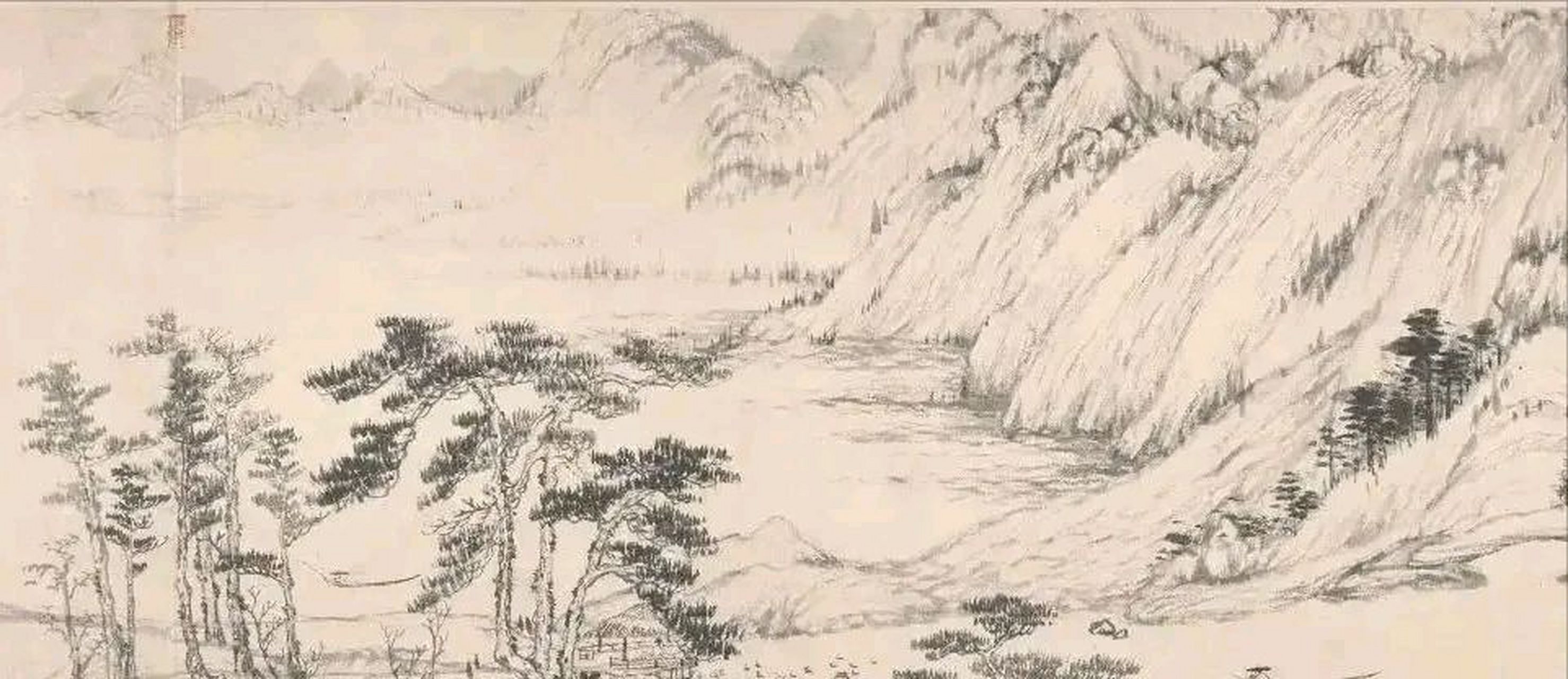 1650年,吴洪裕病入膏肓,弥留之际,他指着一幅画作,道:"烧!