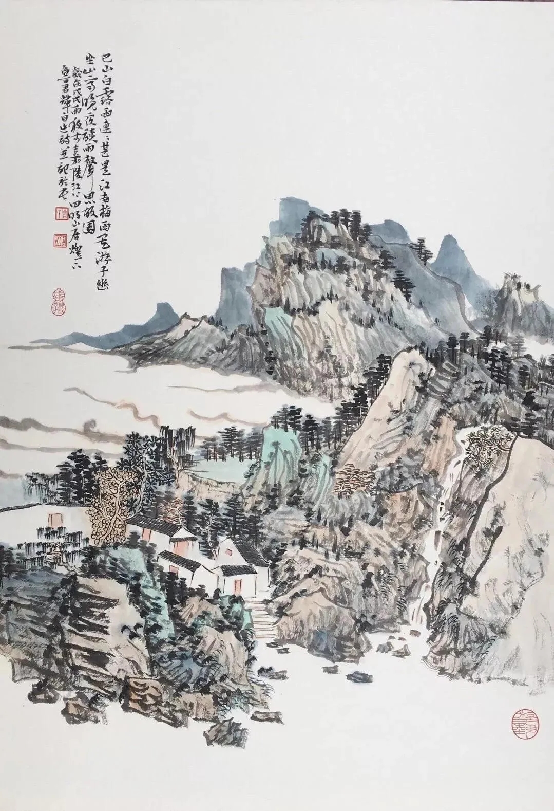 清新之气|鲁君辉山水画