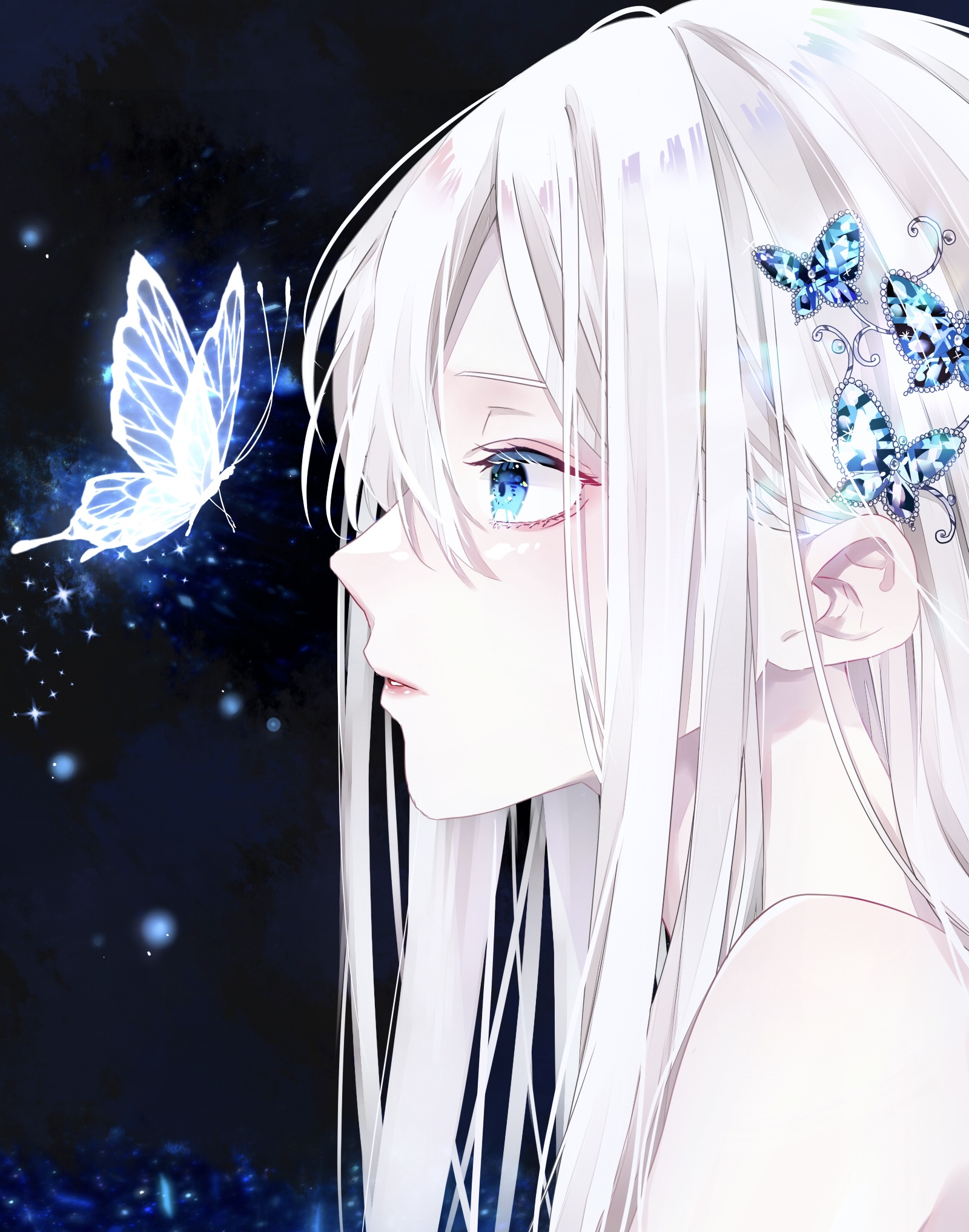 眉清目秀的少女,这位画师的作品太美了