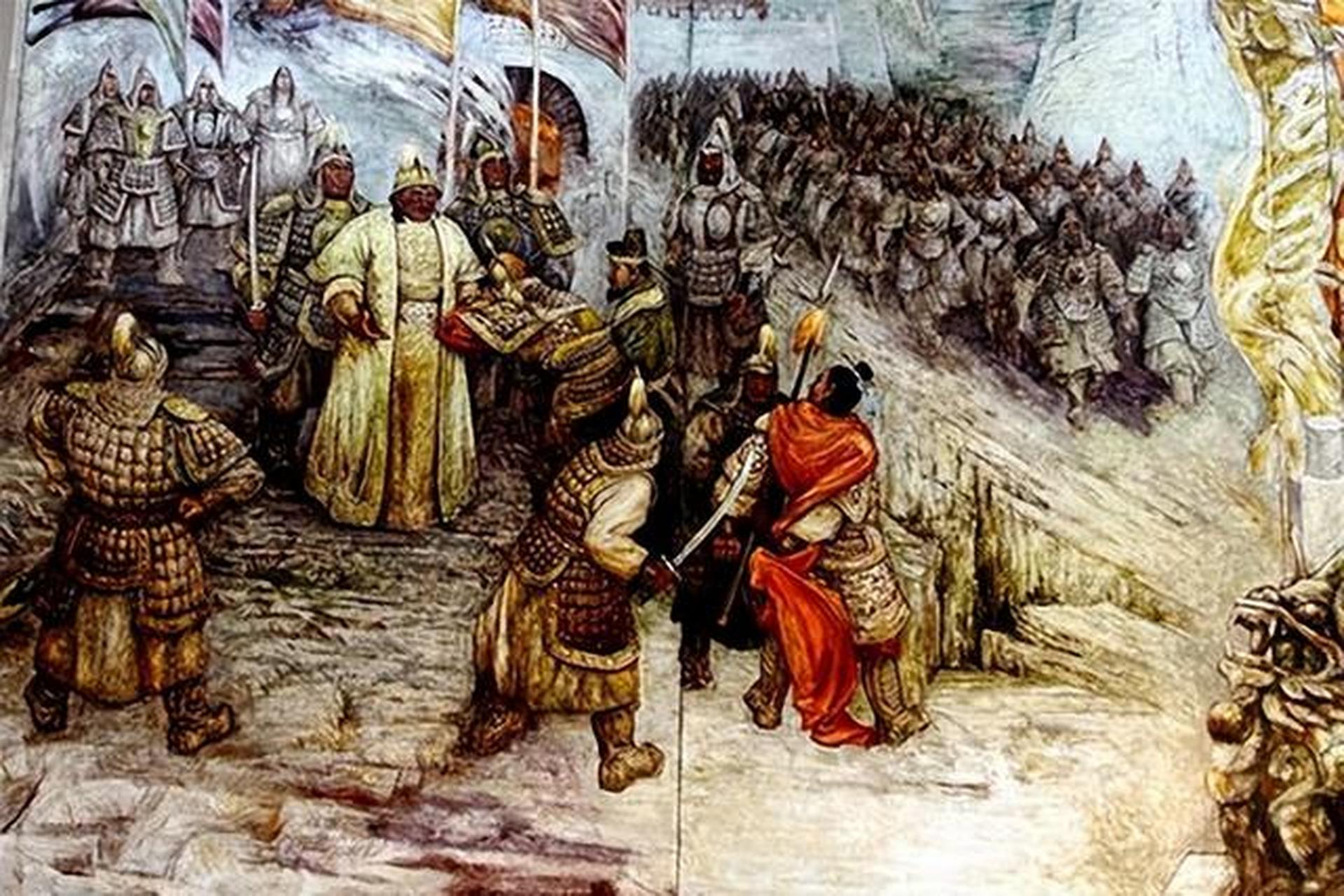 在最后一次灭亡西夏的战争中,蒙古人采取了极端残酷的手段,致使西 