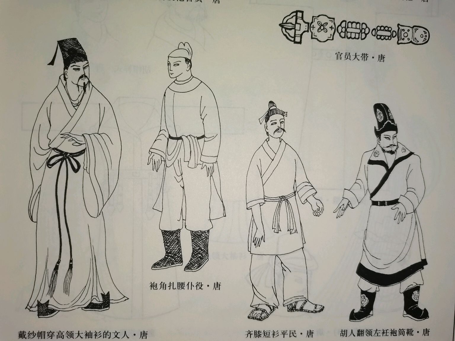 中国古代各朝代服饰特点