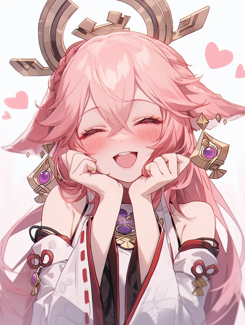 好可爱的八重神子 p站作者: tangrenlan  pixiv 图id:110104453