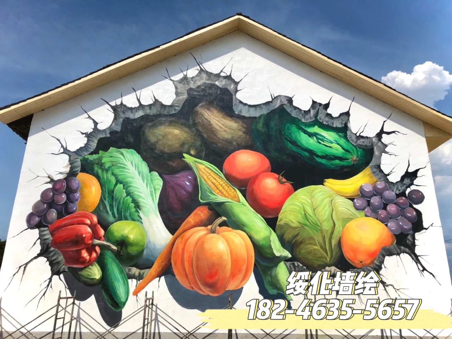 绥化墙绘/绥化彩绘/绥化浮雕手绘墙画/绥化墙体彩绘