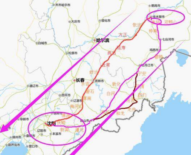 东北三省正在规划一条铁路,全线长940公里,带动经济发展