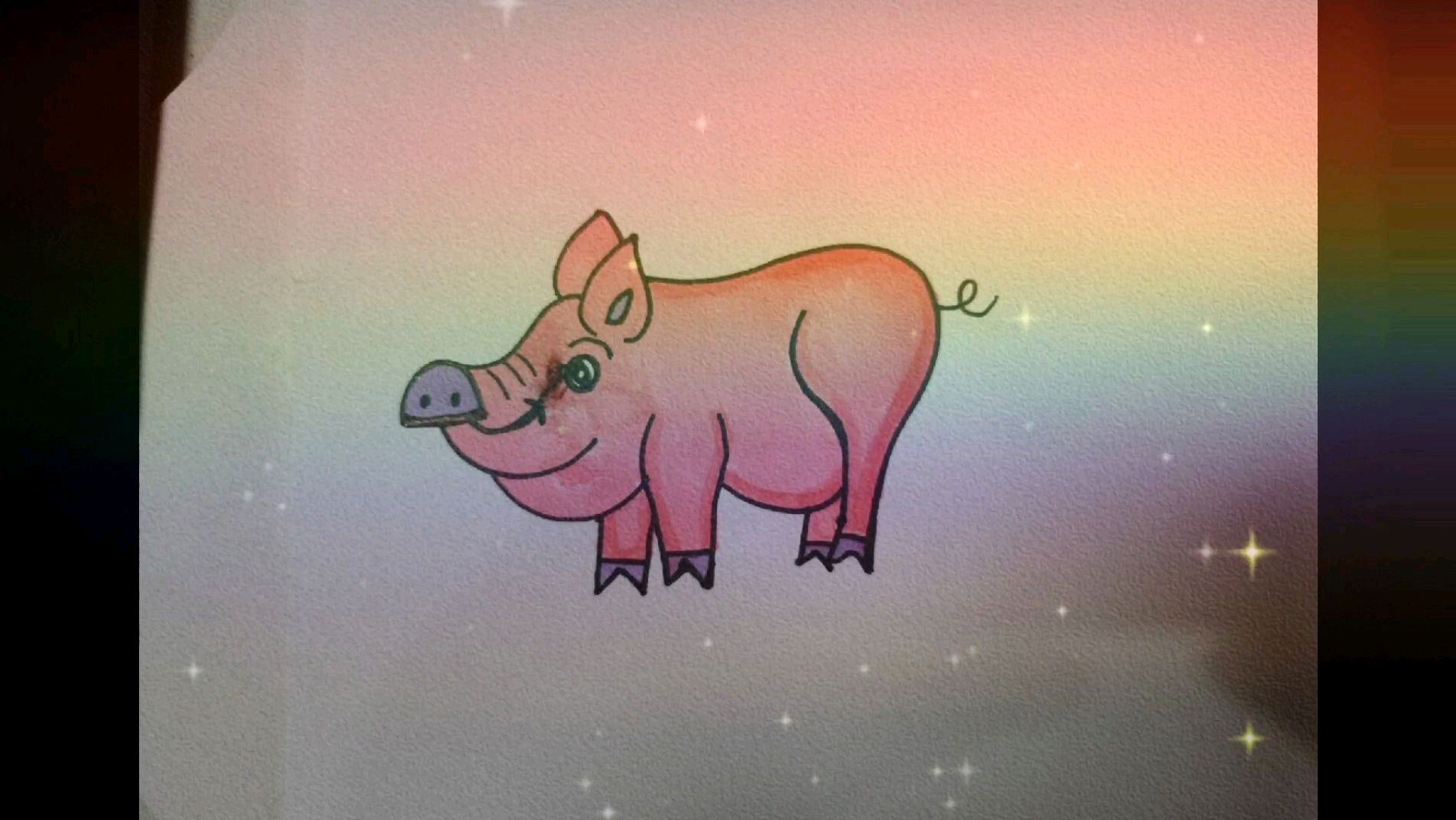 简笔画 猪的简单画法