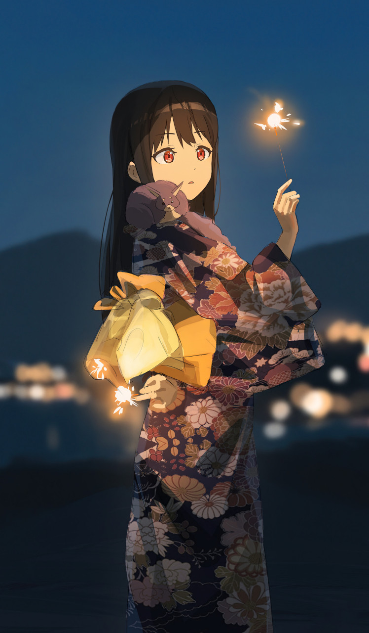 名濑美月,画师:雨様#境界的彼方# #最喜欢的二次元人物# #我爱二次元