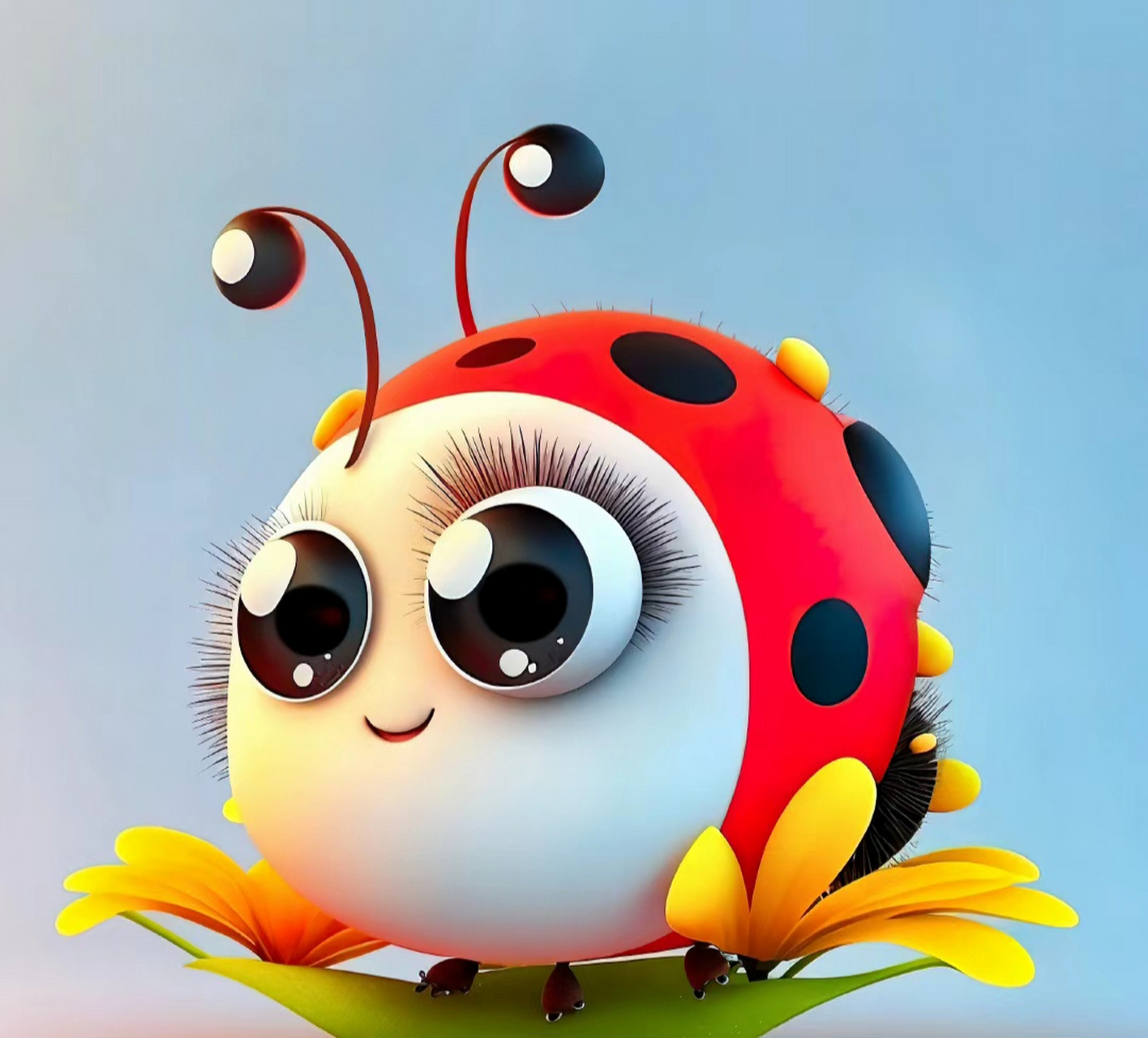 可爱的小七星瓢虫来啦