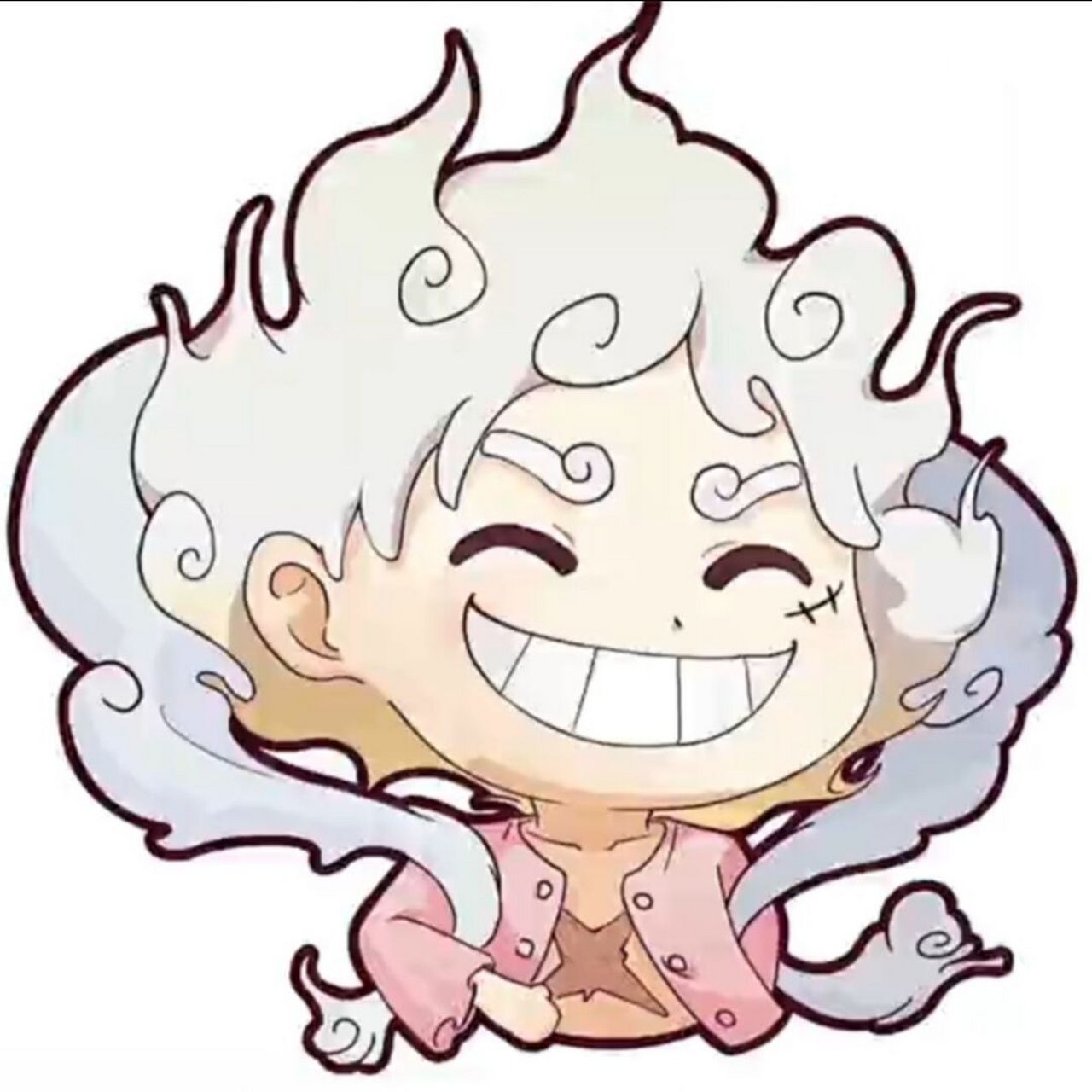 路飞的尼卡形态,尼卡在日语里是"咧嘴笑"的意思,就是带给人快乐.