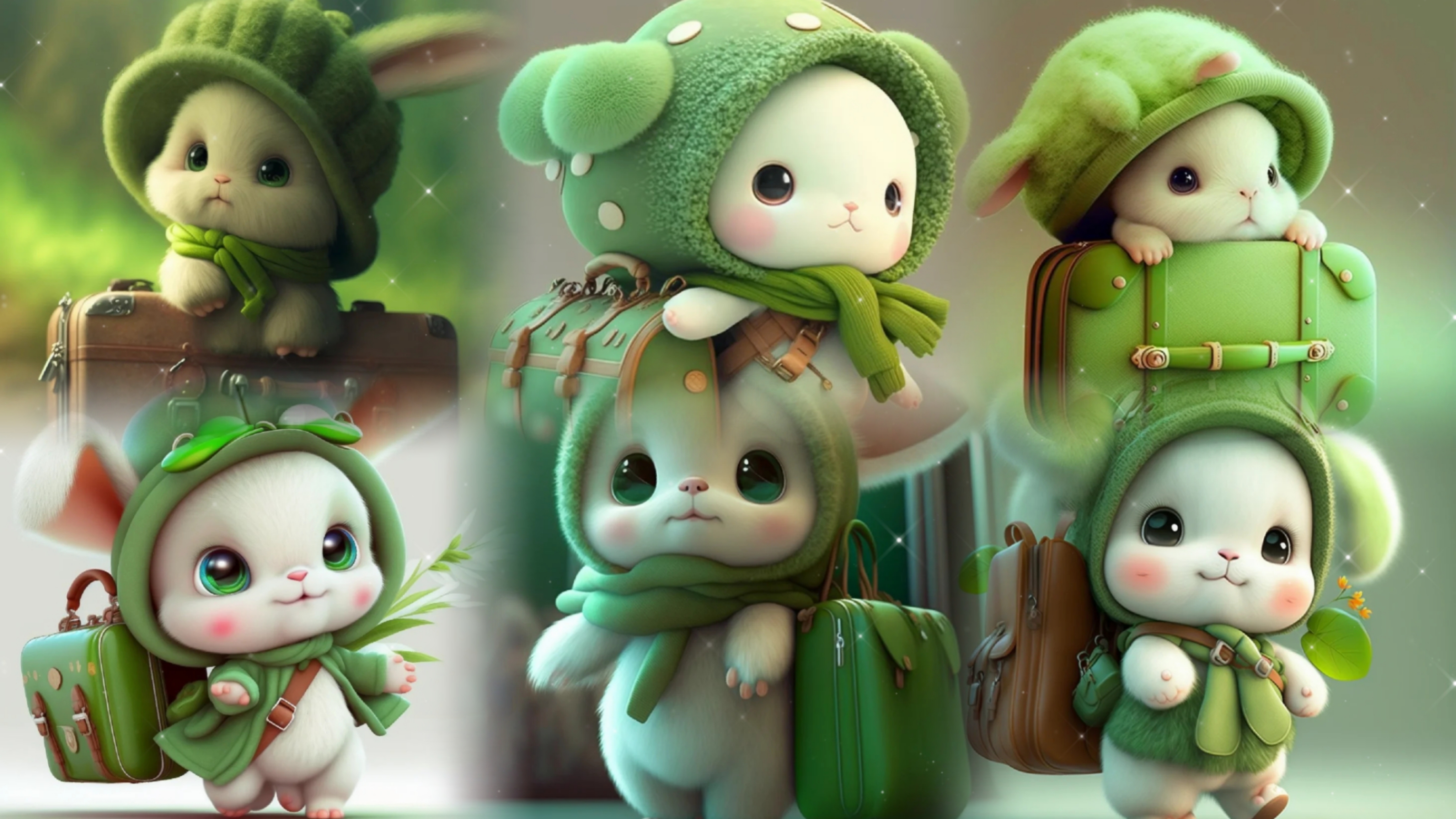 萌兔来一波,祝大家兔年吉祥安康