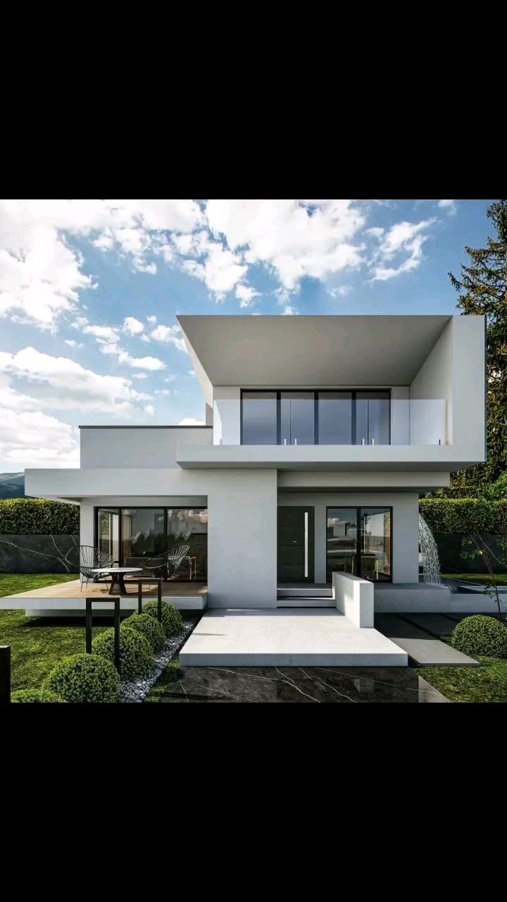 五款白色现代简约设计风格自建房推荐-度小视