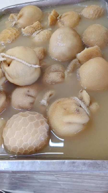 新鲜肚包肉肚包脑,新鲜羊腱子,出锅-度小视