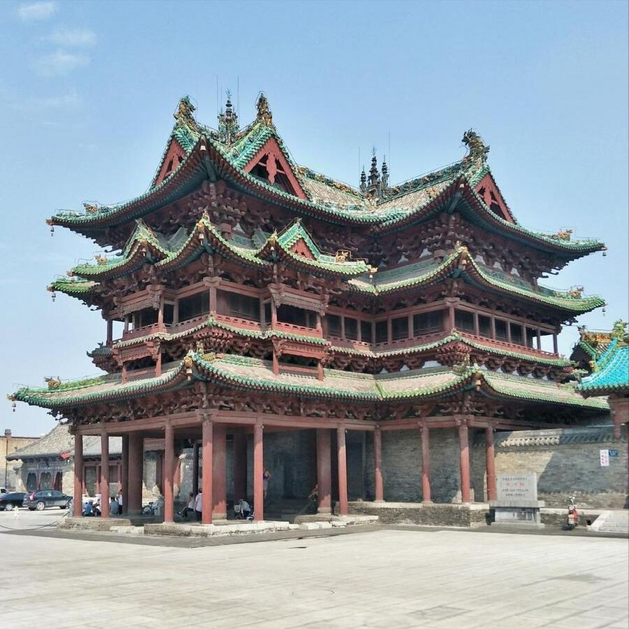 山西最值得去看的古建遗迹之【祆神楼】|||位于介休市的祆(xiān)神楼