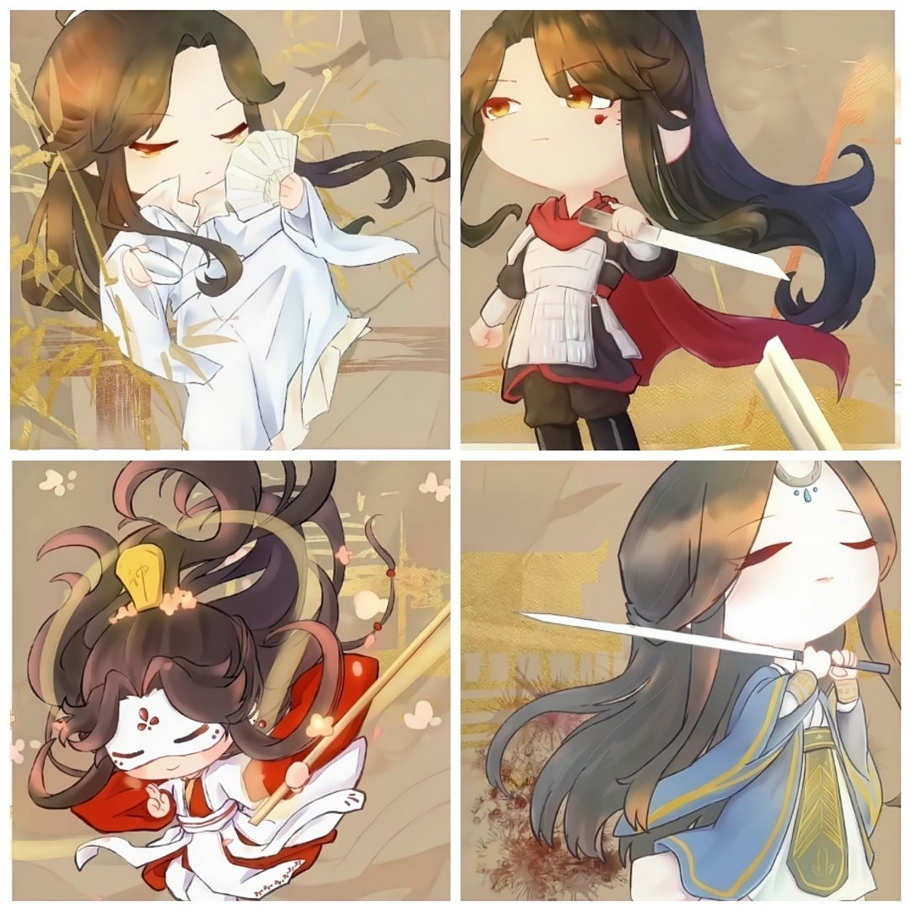 天官赐福# 四名景vs四大鬼王