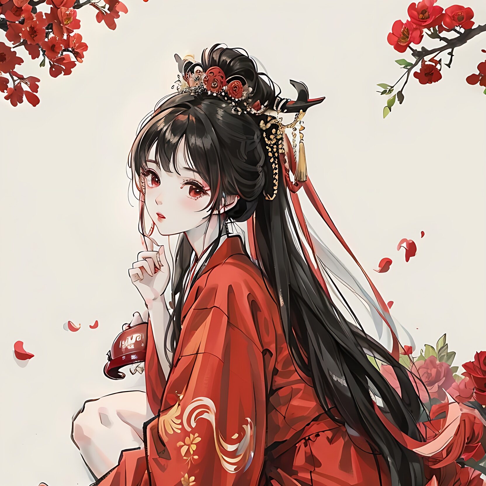 古风女孩头像壁纸