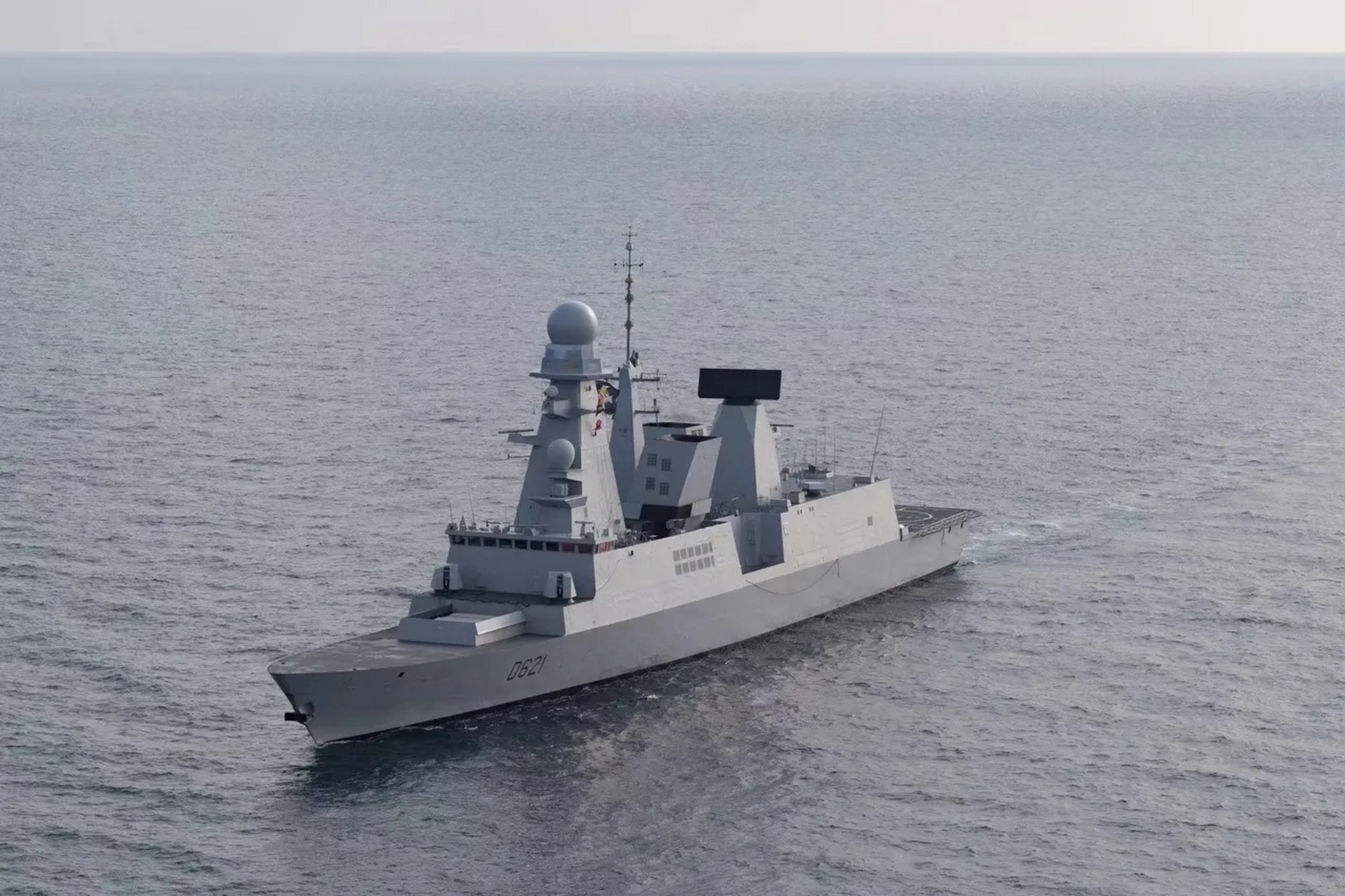 法国9193海军d621骑士保罗号 福尔班级驱逐舰 该级是法意研制的地