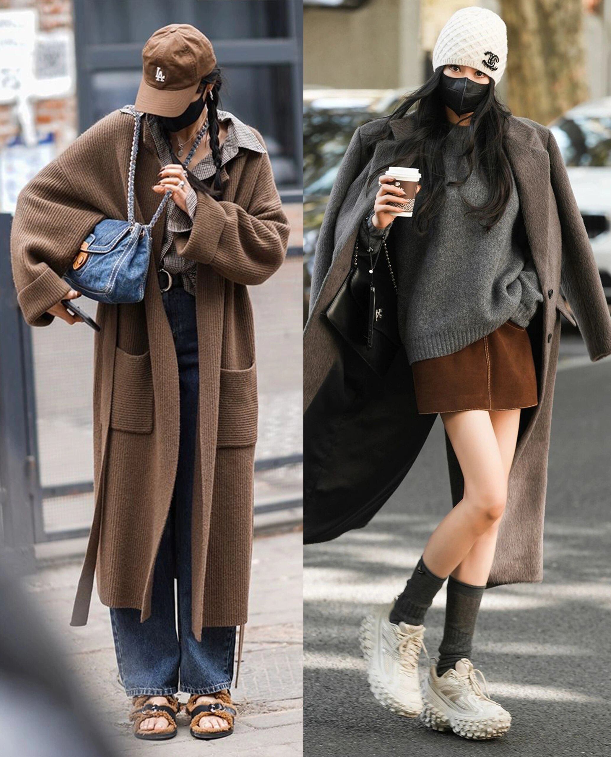 女明星穿搭,"时髦精"出街极简风高级感穿搭 谁懂啊,从普通路人到走路