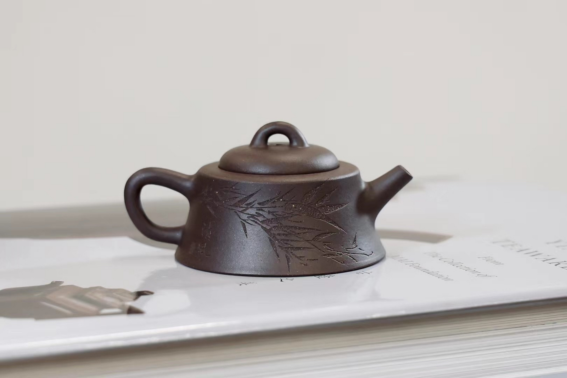 80cc小可爱    赵宣『鱼罩壶』#紫砂壶# #全手工