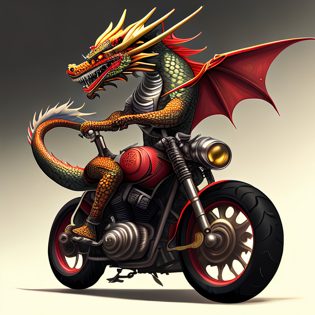 正宗的龙骑士#百度ai绘图黑科技