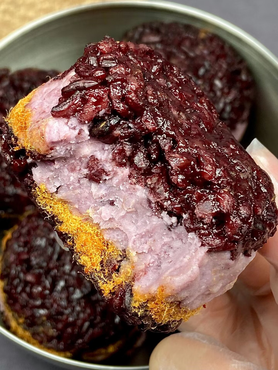 这个低卡血糯米芋泥奶砖我真的爱死!