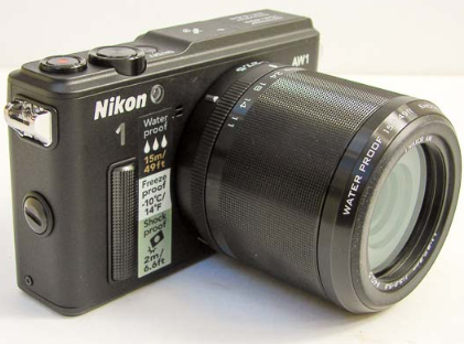 尼康1 aw1是一款防水,防冻,防尘和防震的相机