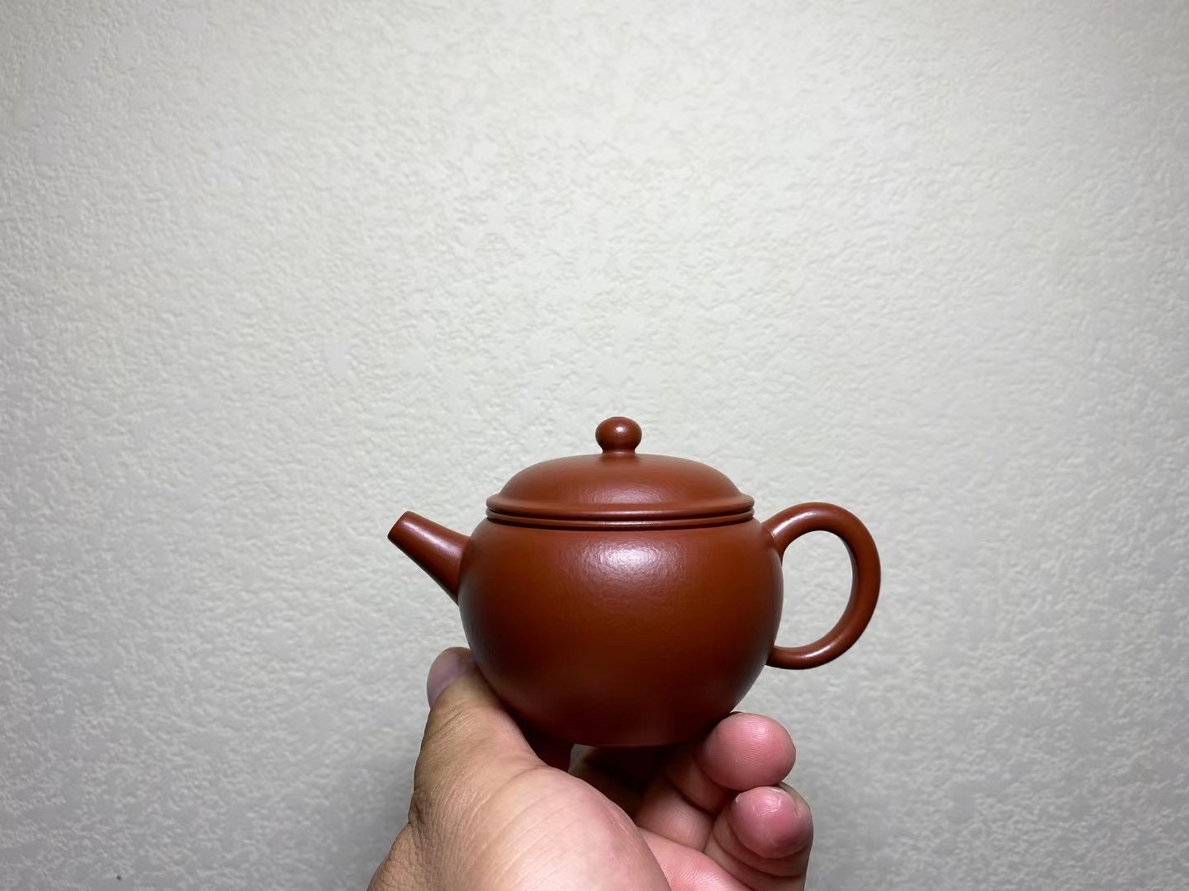 国助秦巡全手工61巨轮壶#紫砂壶# #全手工#  赵庄老朱泥,120cc 壶型