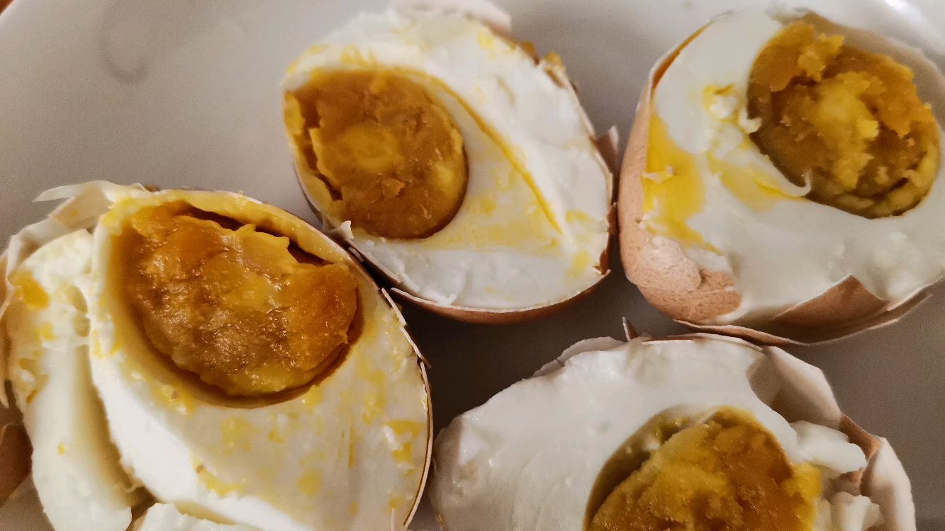 配菜篇:自制咸鸭蛋/鸡蛋