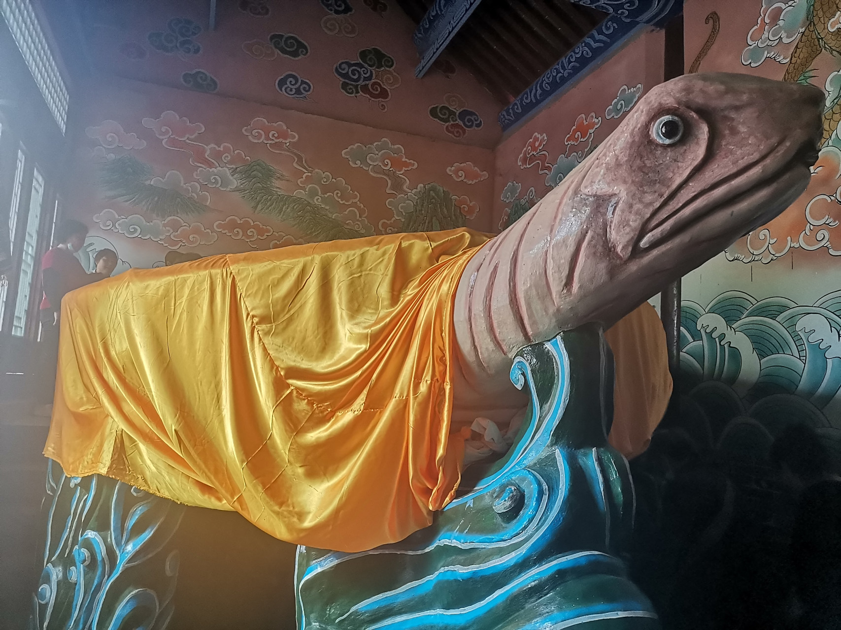 河南周口淮阳6500年前的伏羲画卦台 河南周口淮阳龙湖上的画卦台是