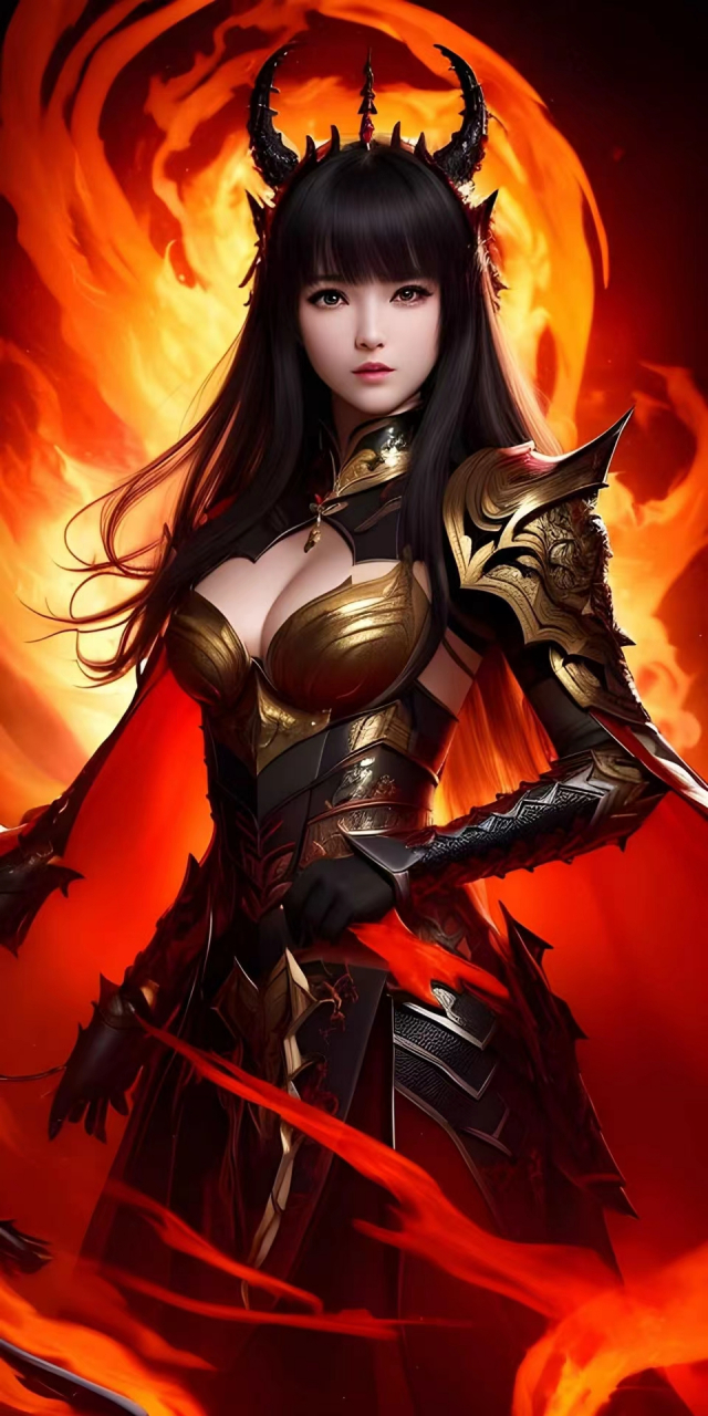 al做出来的龙女图