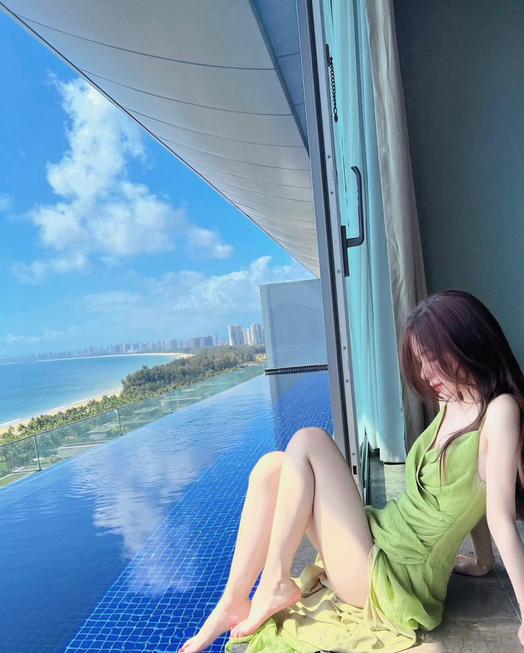 孙一宁,这套也超美. #美女