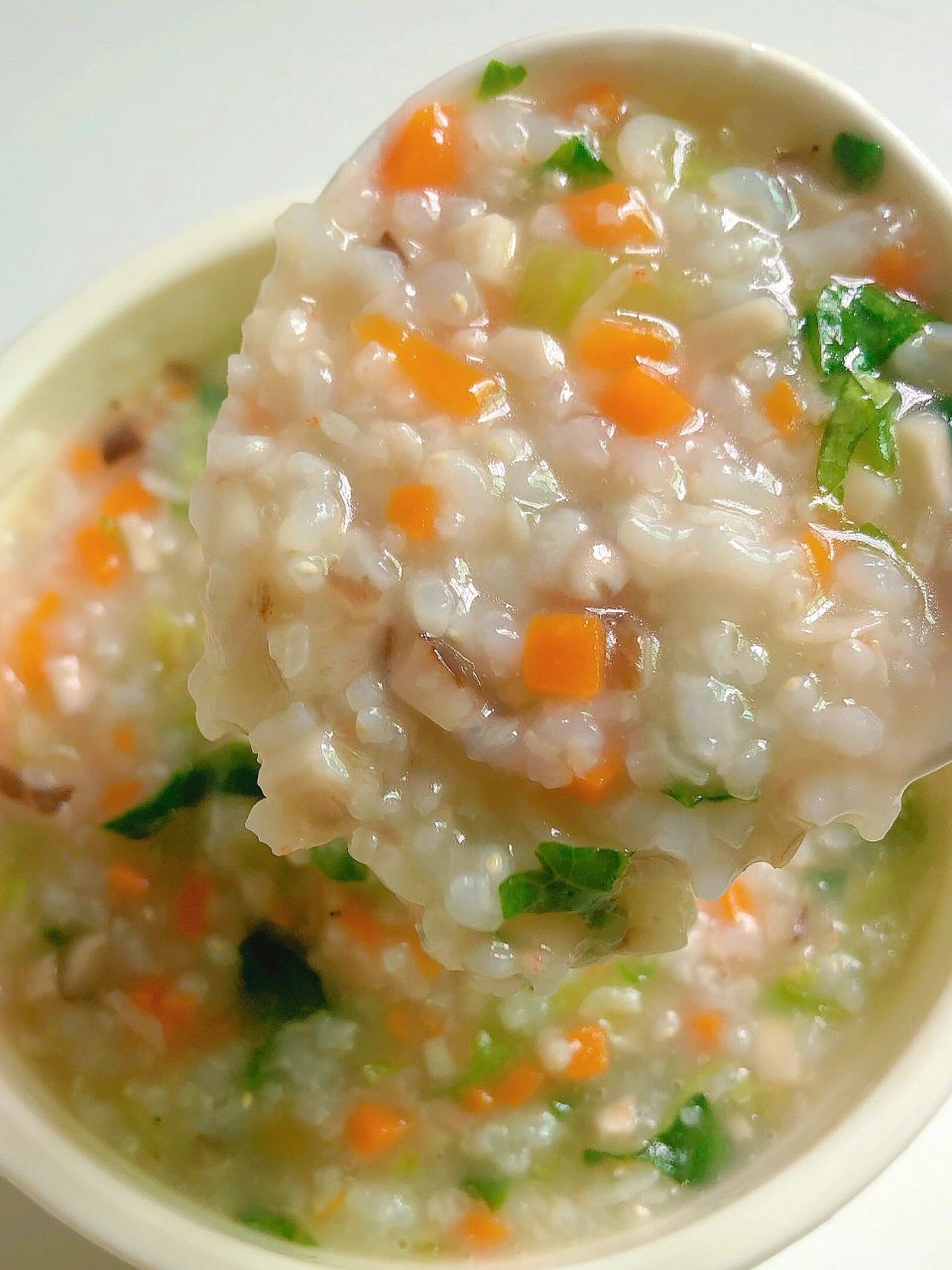 好喝的营养胚芽米粥来咯～软糯鲜香～宝宝一下能吃一大碗～营养也丰富