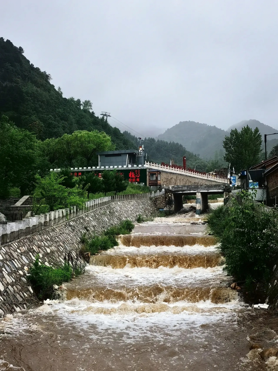 来河北白石山避暑已经好几天了,今天农家院就剩下我们一行八人了,再加