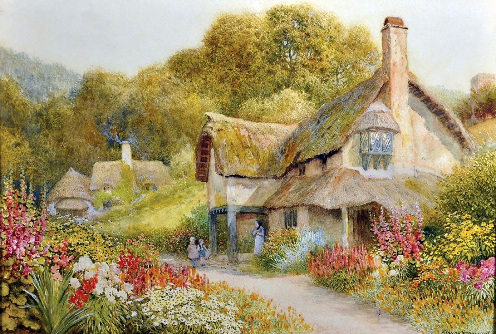 如童话般的乡间小屋