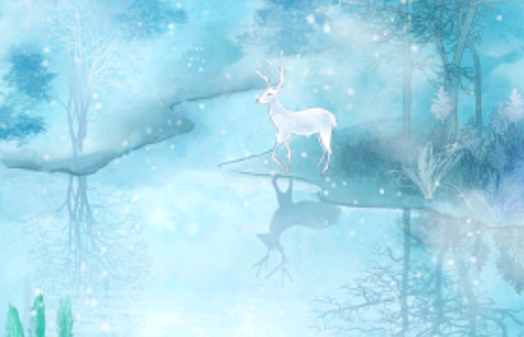 摇铃唤白鹿,白鹿闻铃归