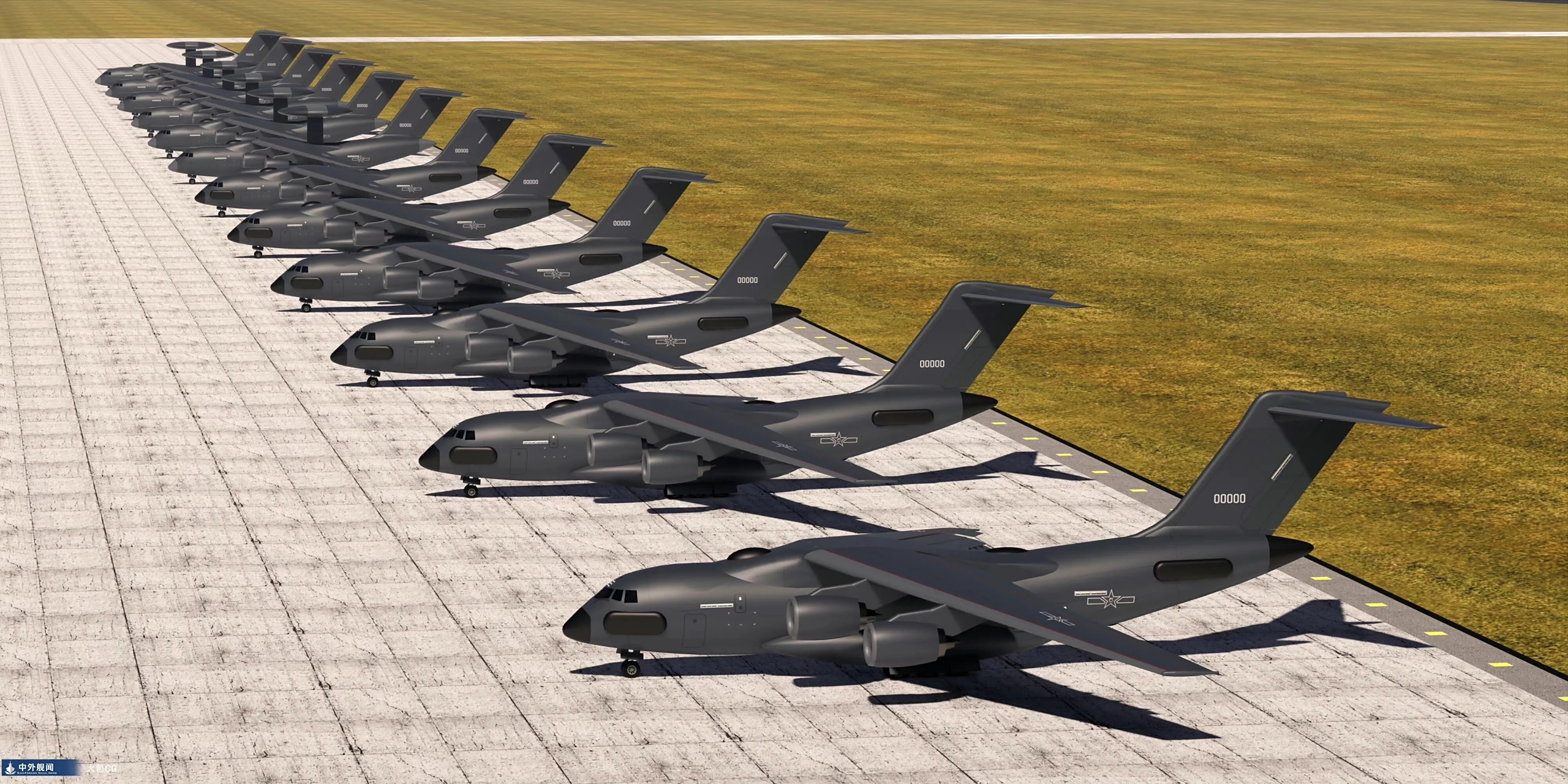 想象中的两款大型预警机