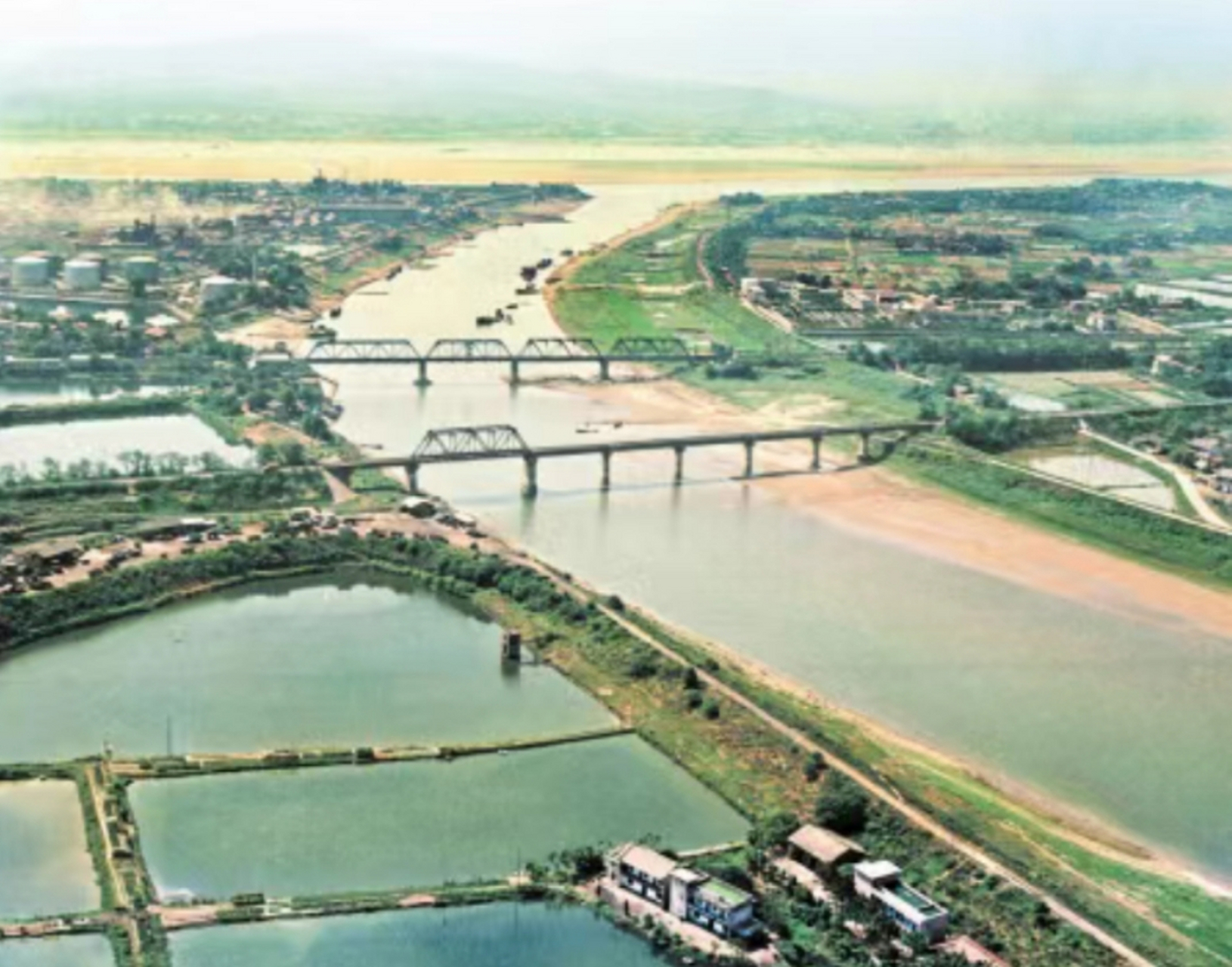 八十年代长沙老照片,橘子洲大桥,之前又叫湘江一桥!