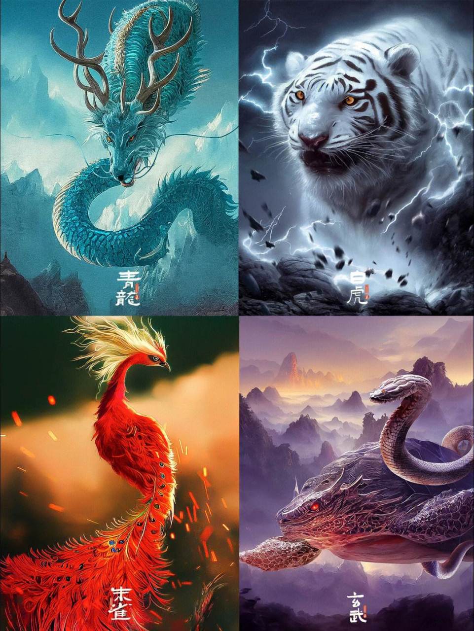四大神兽是怎么传下来的?从何而来?