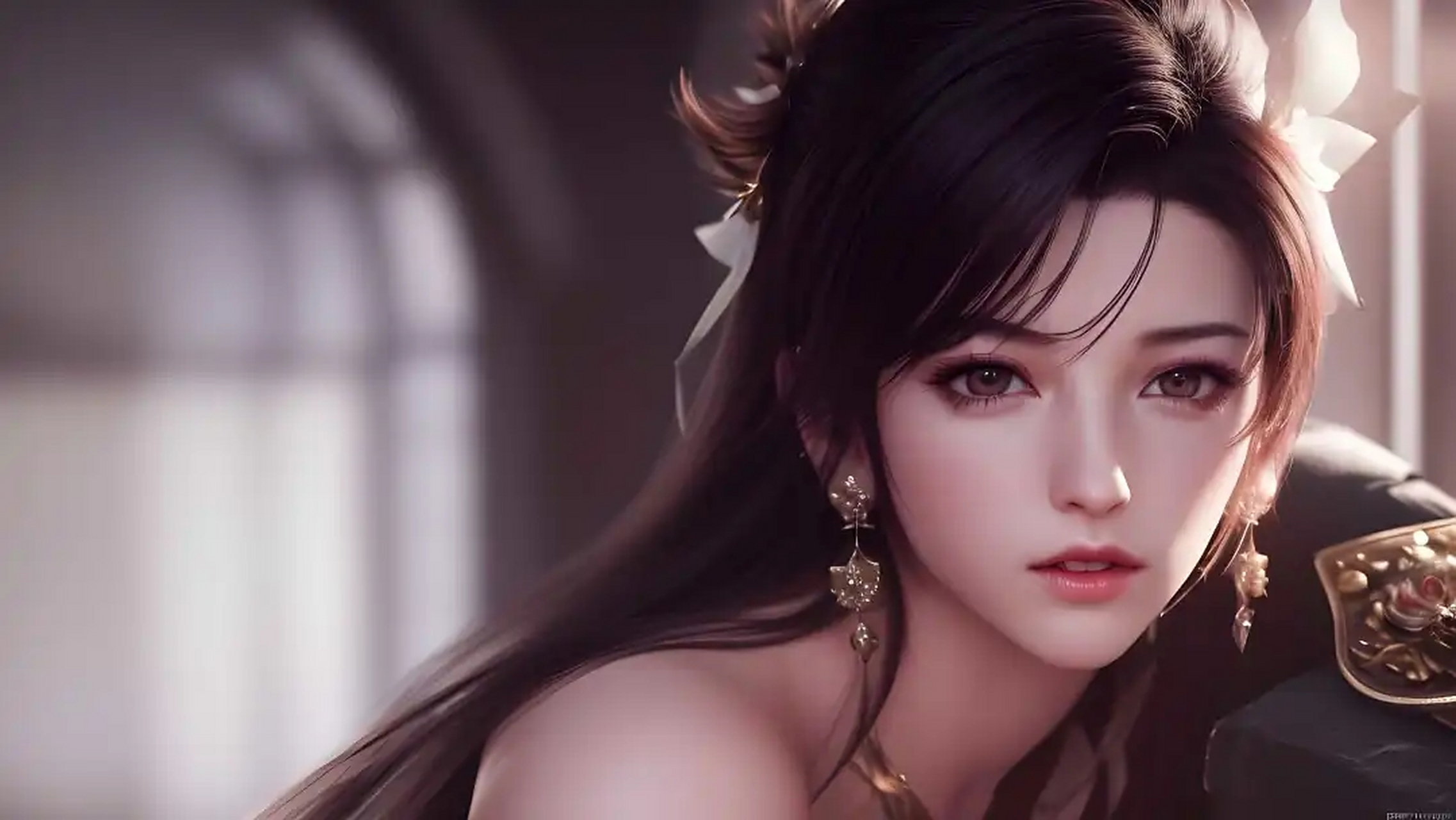 ai绘画壁纸蒂法系列