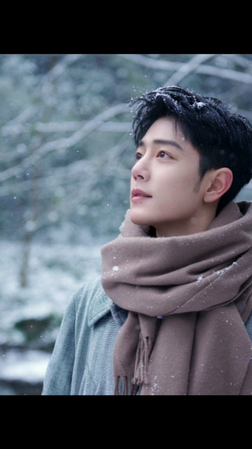 肖战雪景图还有新照片呢