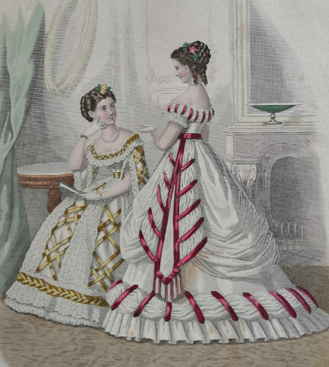 欧洲彩色铜版画～ 1868年～维多利亚女王.