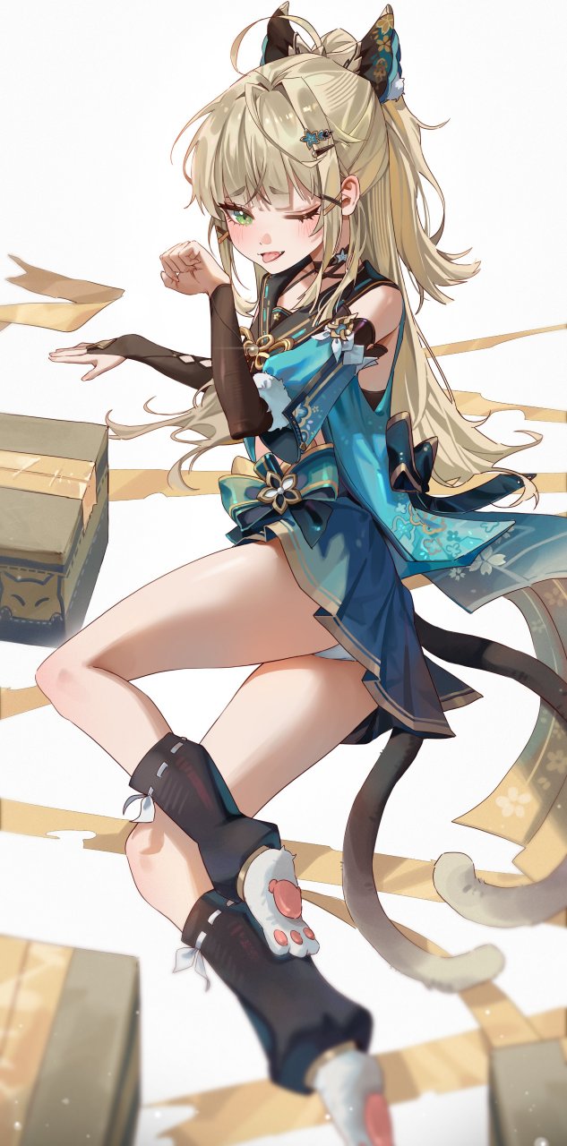 长发优菈,绮良良和旅行者 画师:rhtkd#原神# #二次元