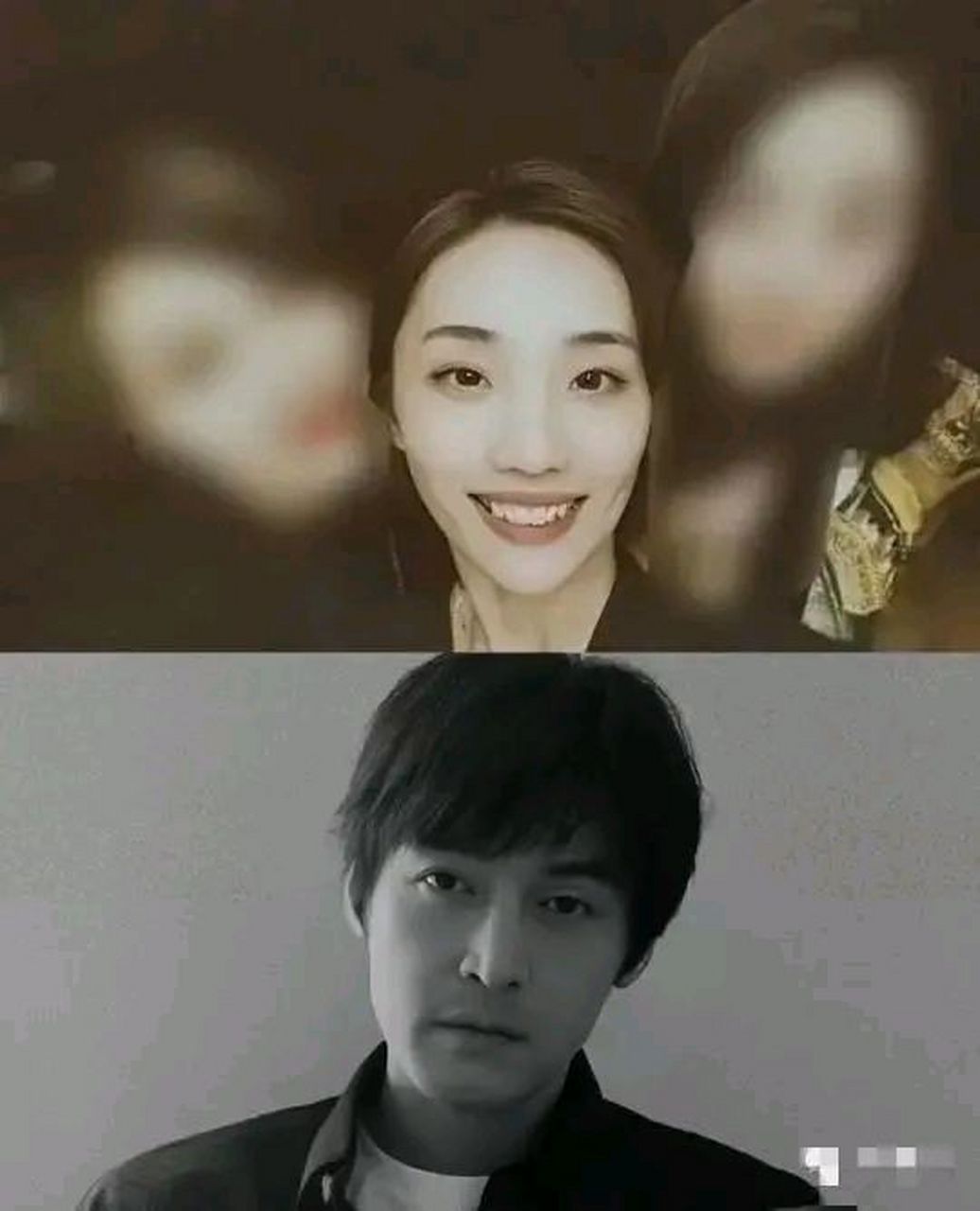 胡歌的夫人 黄曦宁 脸部棱角明显 高颧骨有深邃感和高级感 较分散