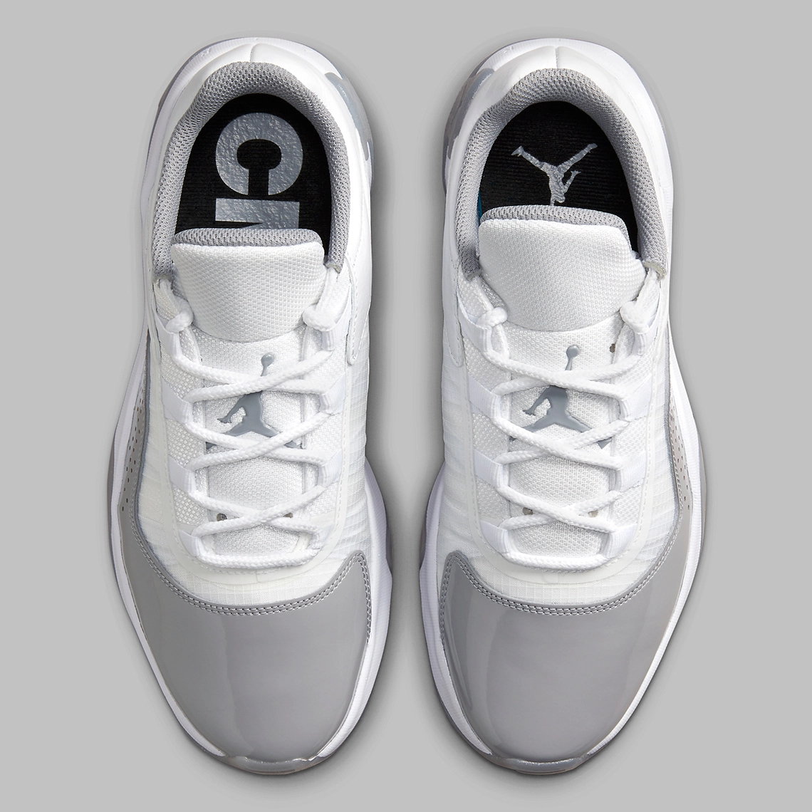 wmns air jordan 11 low cmft反映了其早期"水泥灰"配色
