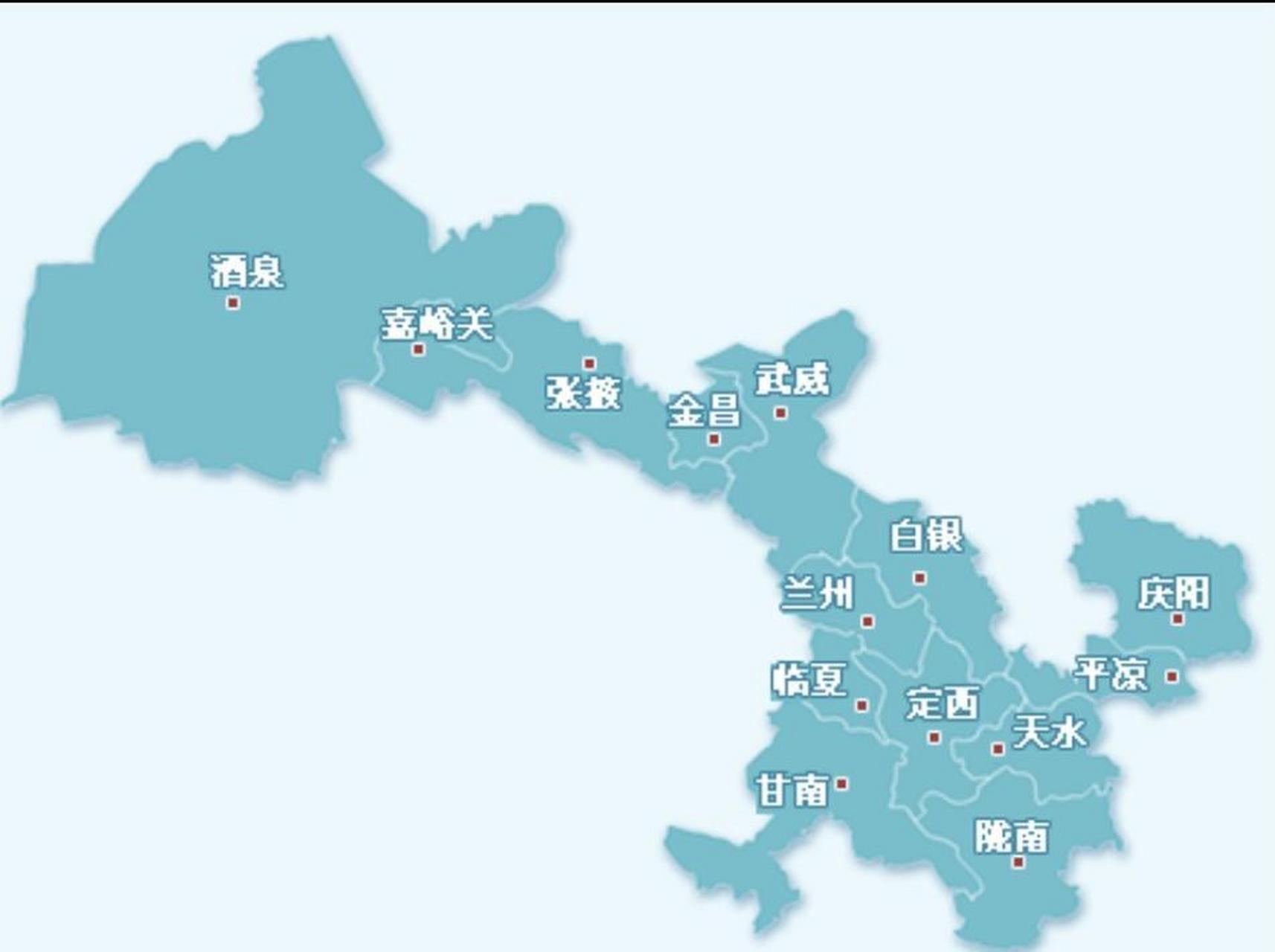 酒泉地理位置图片