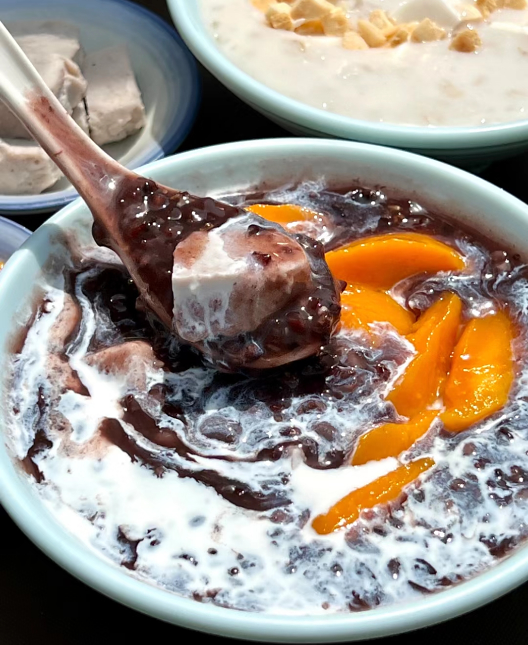 北京diy冰粥03干下这碗紫米芋泥芒果冰粥 搞什么粥铺,真不如搞糖水