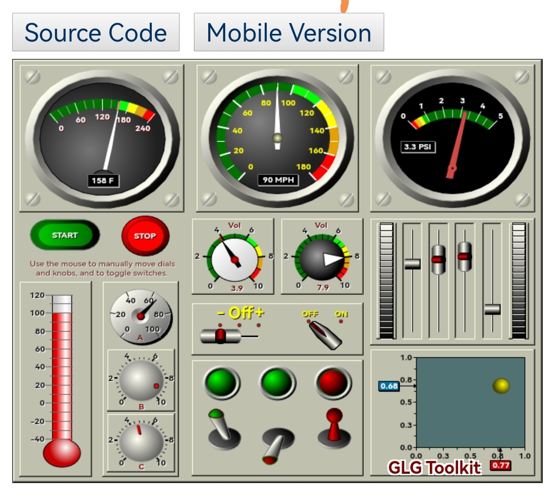 一款web hmi / scada 工具包,很容易就实现网络组态软件