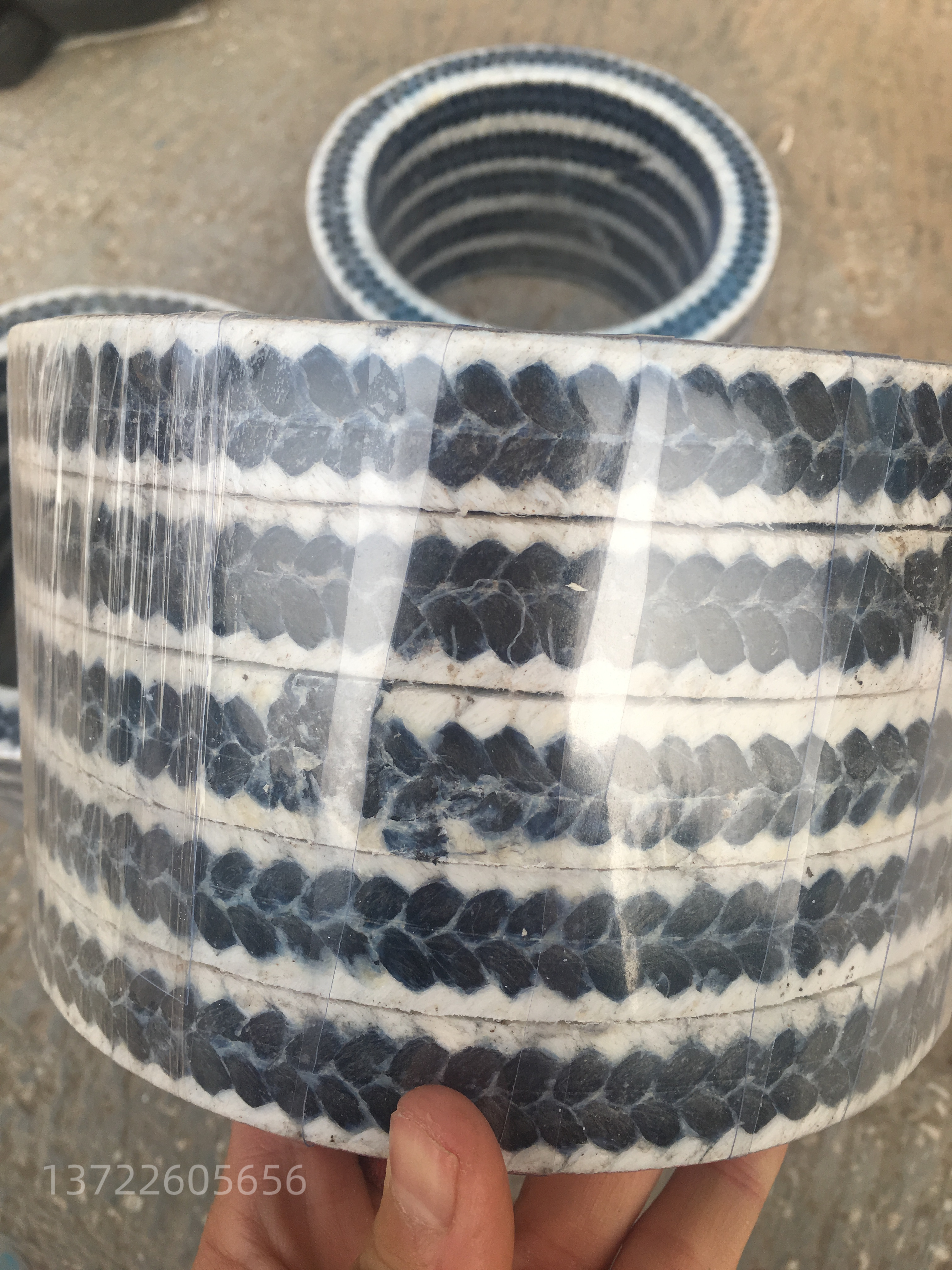 芳纶纤维盘根密封填料环碳素纤维盘根环耐磨耐高温柱塞泵阀密封垫