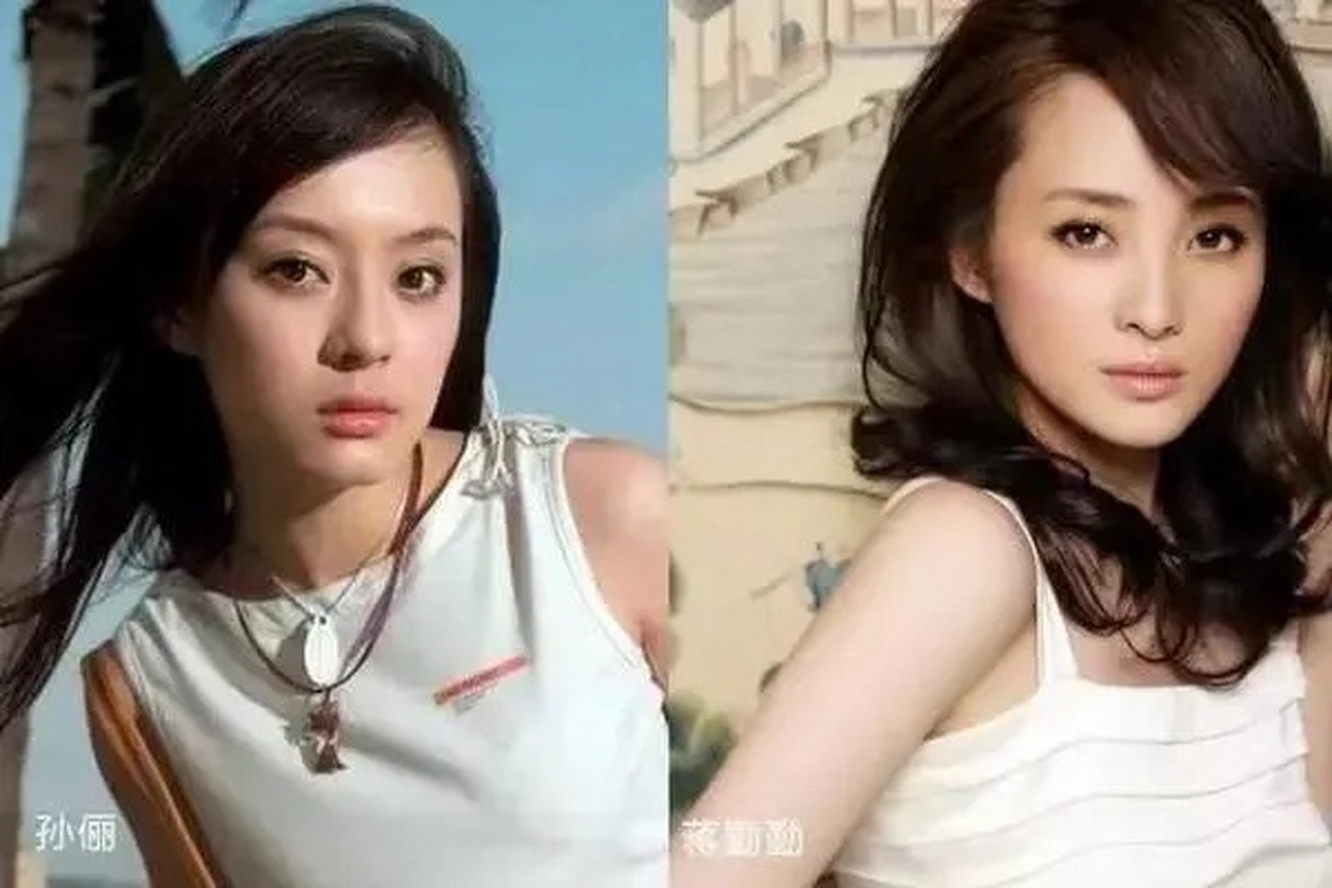 有人问蒋勤勤:"都说孙俪长得跟你很像.