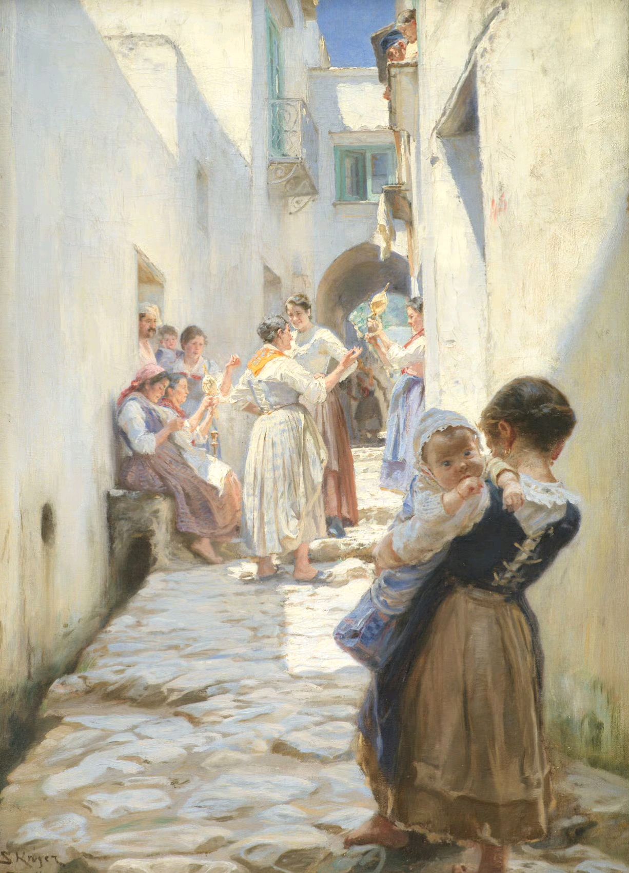 过去的好时光～丹麦画家佩德61塞韦林61克罗尔作品欣赏