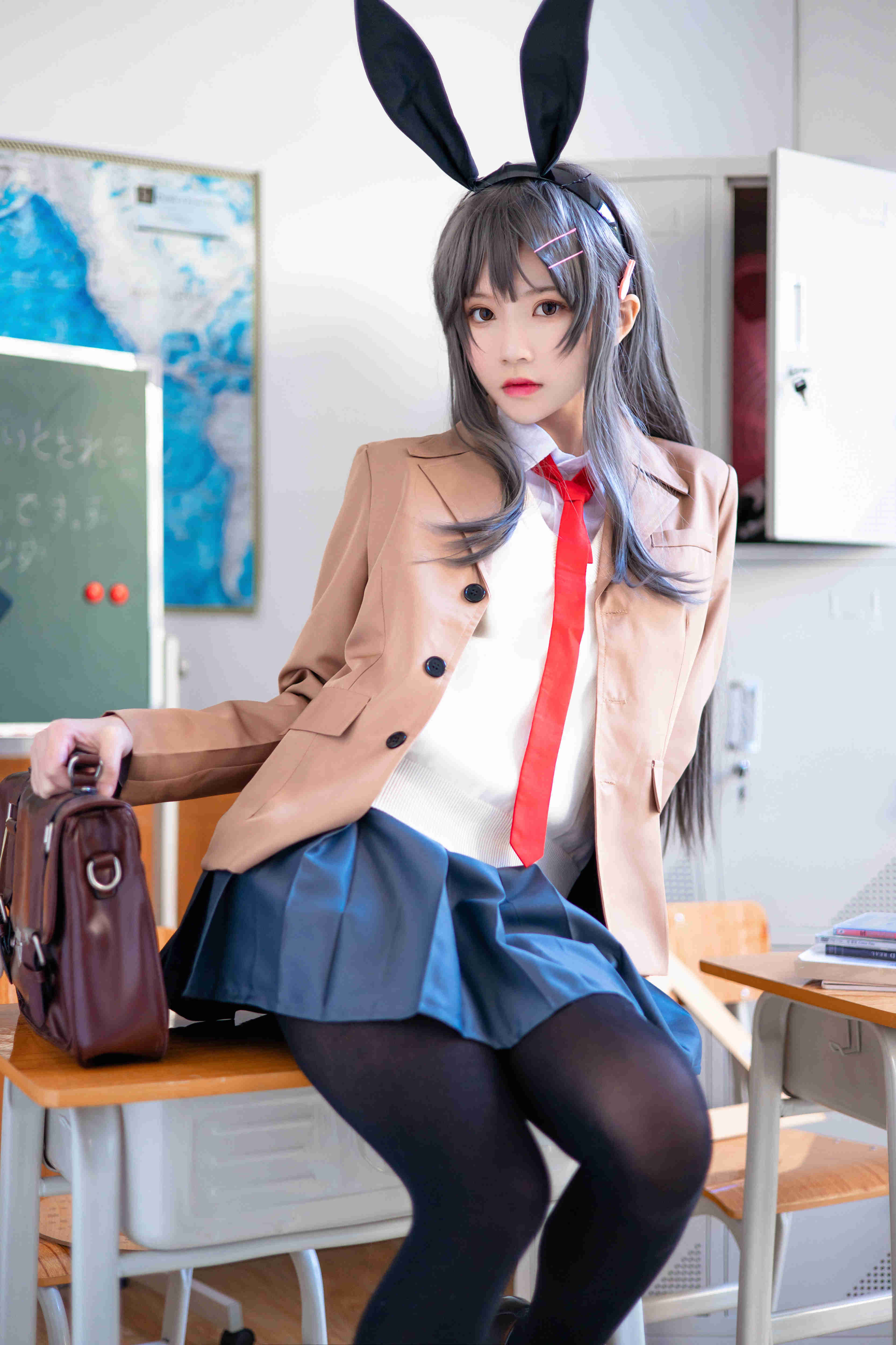 桜桃喵cos麻衣学姐美图**鉴赏！被人遗忘的少女，怎么可能被忽视？ liuliushe123.com六六社 第16张