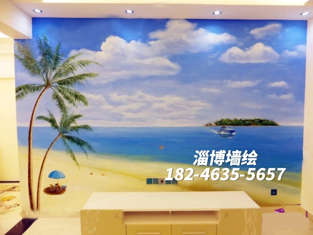 淄博墙绘彩绘手绘墙画壁画